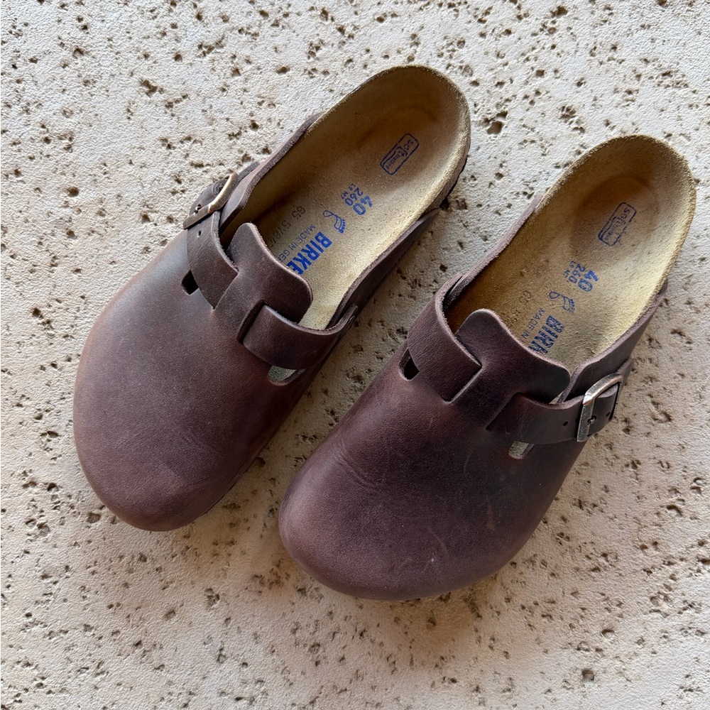 Birkenstock Boston Soft Footbed Oiled Leather Habana EU 40